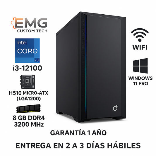 EMG Start Intel – PC Rápida para Hogar y Estudio