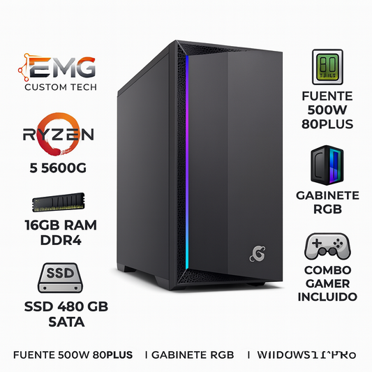 🖥️ EMG Gamer Start AMD Ryzen 5